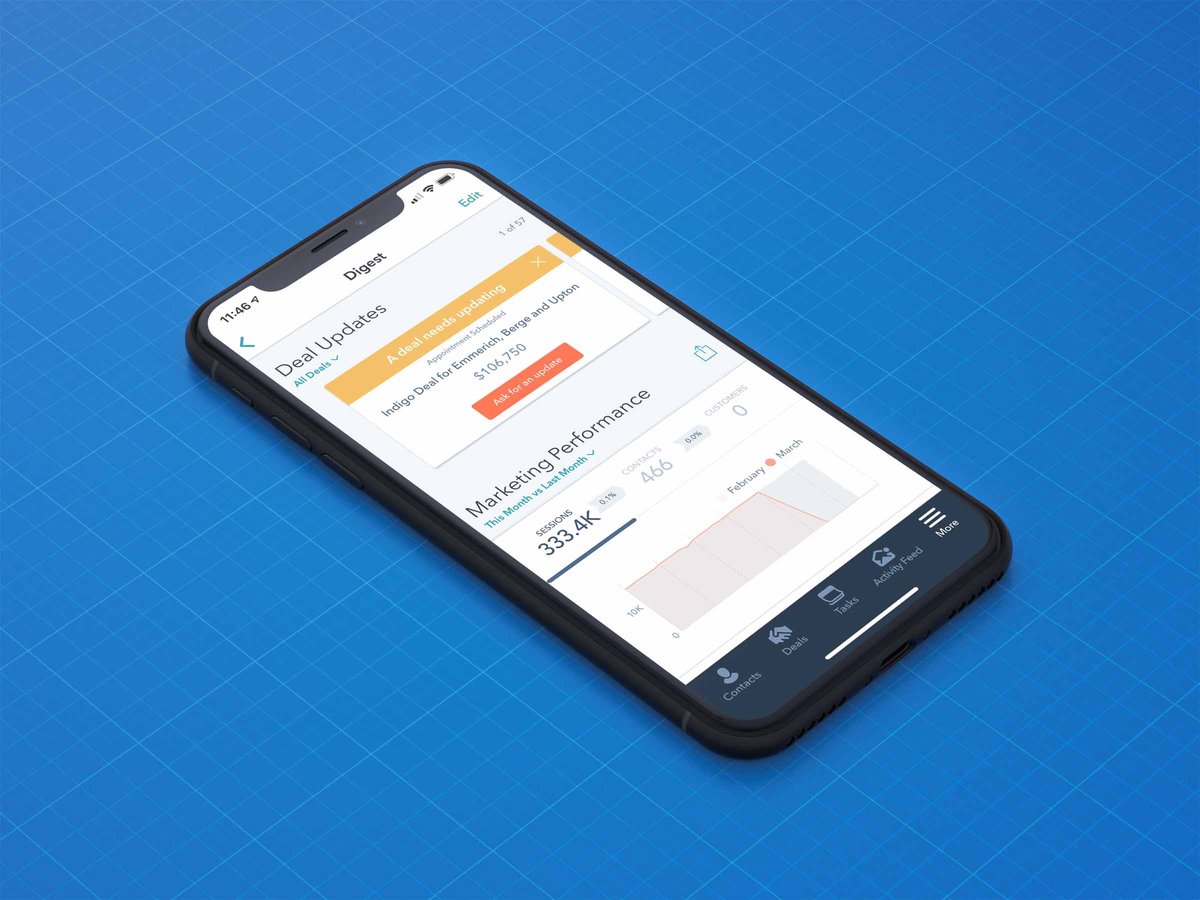 HubSpot Refreshes the Look and Feel of the Mobile App IMPACT